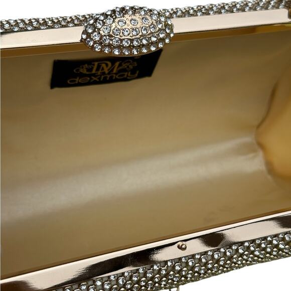 Gold Glamour Wristlet Clutch - Picture 8 of 16